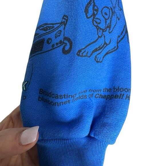 Drake FATD For All The Dogs Hoodie Blue Mens size small Sweatshirt Related - Picture 4 of 11